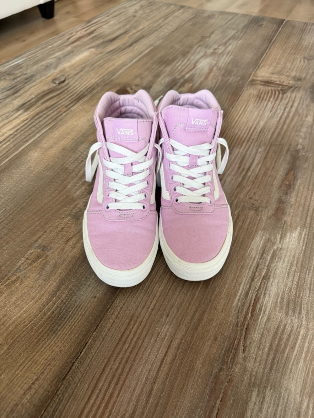 Vans Ward Hi Lilac Canvas High Tops - Women’s 7
